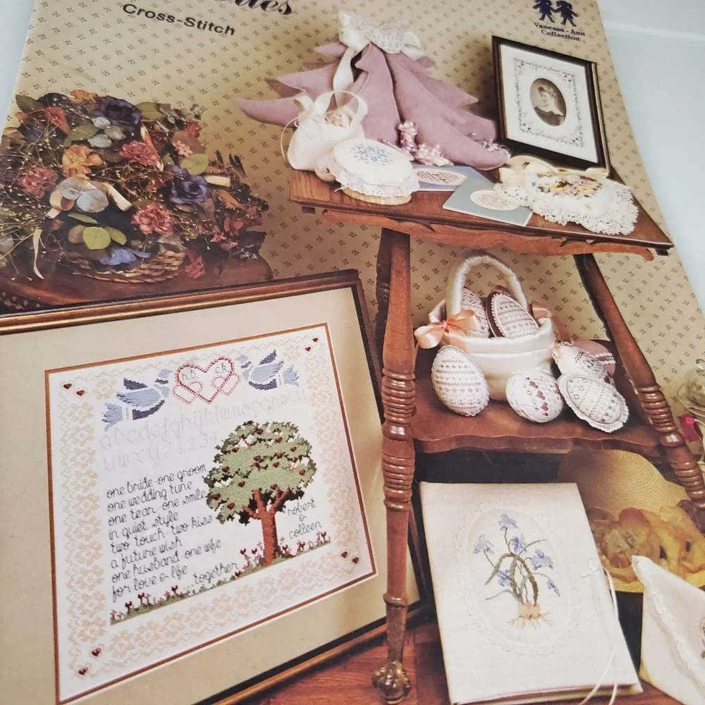Vanessa-Ann Collection Sweet Memories Cross-Stitch Pattern Book VAC 9 Vintage
